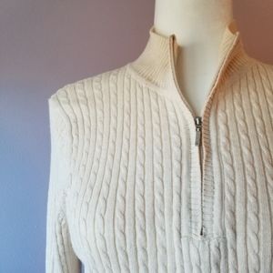 Sweater | 1/4 Zip, Quarter Zip | Size Small